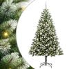 vidaXL Kunstig H&aelig;ngslet Juletr&aelig; med Flocket Sne 300 LED'er Varm hvid