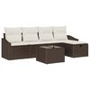vidaXL Sofa S&aelig;t 6 stk. polyrattan
