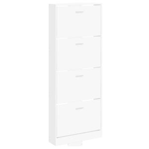 vidaXL skoskab 59x17x150 cm konstrueret tr&aelig; hvid