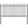 vidaXL Spike Buehegn DRONTEN Sort