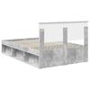 vidaXL Sengestel med hovedg&aelig;rde Beton 120 x 200 cm Konstrueret tr&aelig;