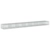 vidaXL gabionkurv med cover 700x100x50 cm galvaniseret jern