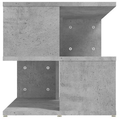 vidaXL sidebord 40x40x40 cm spånplade betongrå
