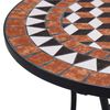 vidaXL bistrobord med mosaikdesign 60 cm keramisk brun