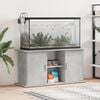 vidaXL akvariestativ betongr&aring; 121x41x58 cm konstrueret tr&aelig;