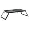 vidaXL Foldbart Camping Grill 31,5 x 26,5 x 4 cm Legeret St&aring;l Sort