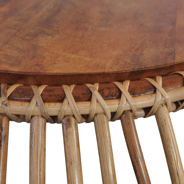 vidaXL sofaborde 2 stk. naturlig rattan