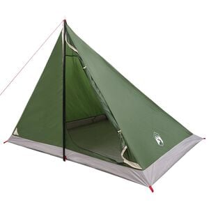 vidaXL Backpacking Telt 4-personers Gr&oslash;n 185T Polyester med PU Coating