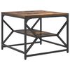 vidaXL Sofabord R&oslash;get eg 51 x 50 x 40 cm Ingeni&oslash;rtr&aelig; og st&aring;l