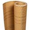 vidaXL altanafsk&aelig;rmning 300x90 cm polyrattan lysebrun