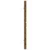 vidaXL sengegavl 166x3x63 cm massivt fyrretr&aelig; gyldenbrun