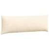 vidaXL Sofapuder 2 pcs Creme 120 x 40 cm Velourstof