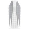 vidaXL gabion-højbed 450x50x100 cm galvaniseret stål