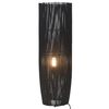 vidaXL gulvlampe E27 84 cm piletræ sort