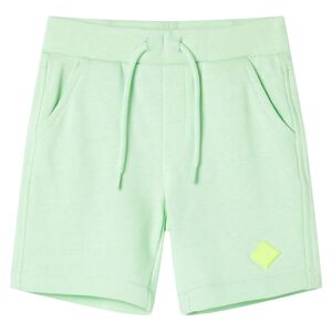 Shorts til b&oslash;rn str. 128 med sn&oslash;re lysegr&oslash;n