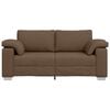 vidaXL Sofa 140cm Brun Stof