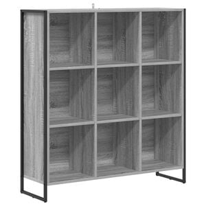 vidaXL Bogskab 99,5 x 30 x 108,5 cm Konstrueret tr&aelig; Gr&aring; Sonoma
