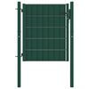 vidaXL hegnsl&aring;ge PVC og st&aring;l 100x100 cm gr&oslash;n