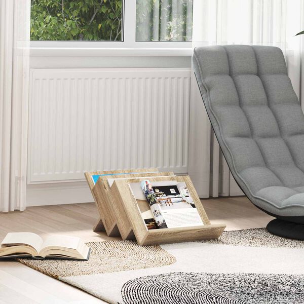 vidaXL Magasin Rack Sonoma eg 53 x 40 x 28,5 cm Konstrueret tr&aelig;