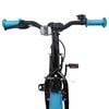 vidaXL B&oslash;rnecykel 20 tommer til b&oslash;rn i alderen 6-11 &aring;r Sort