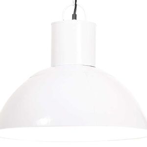 vidaXL h&aelig;ngelampe 25 W rund 48 cm E27 hvid