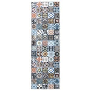 vidaXL T&aelig;ppe Runner ORIZ 1150 gsm Bl&aring; 100% polyester kemisk fiber