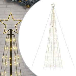 vidaXL LED-juletr&aelig; med spyd 1534 LED'er 500 cm varmt hvidt lys