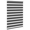 vidaXL zebragardin sort 110x100 cm stofbredde 105,9 cm polyester