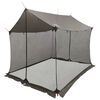 vidaXL Camping tarp med mesh v&aelig;gge Brun Gr&aring; 270 x 210 x 210 cm