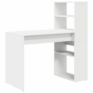 vidaXL Bord Hvid Konstrueret tr&aelig; 113 x 54 x 120 cm