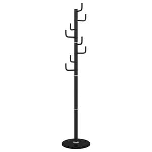 vidaXL stumtjener 183 cm pulverlakeret jern sort