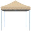 vidaXL Party Tent Beige 279 x 410 x 315 cm Oxford stof