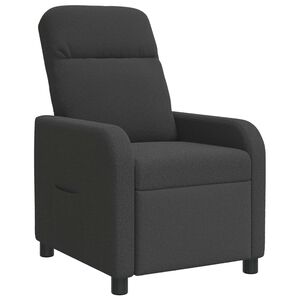 vidaXL Recliner M&oslash;rkegr&aring; Boucl&eacute;