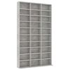 vidaXL cd-reol 102x16x177,5 cm konstrueret tr&aelig; betongr&aring;