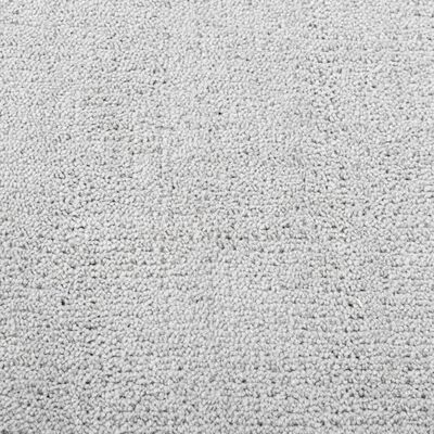 vidaXL gulvtæppe OVIEDO 80x250 cm kort luv grå