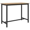 vidaXL bord Artisan Egetr&aelig; 100 x 50 x 76,5 cm Ingeni&oslash;rtr&aelig; og st&aring;l