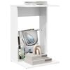 vidaXL Sidebord Hvid 40 x 38 x 62,5 cm Konstrueret tr&aelig;