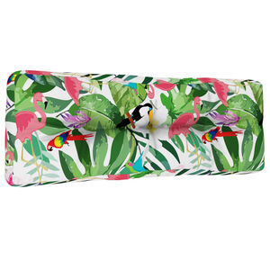vidaXL pallehynde 120x40x12 cm stof flerfarvet