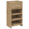 vidaXL Sko skab 48 x 36 x 92 cm Konstrueret tr&aelig; Artisan-eg