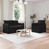 vidaXL Sofa 2 pcs Sort