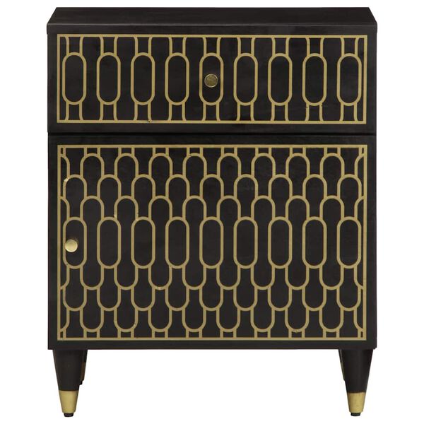 vidaXL sengebord 50x33x60 cm massivt mangotr&aelig;