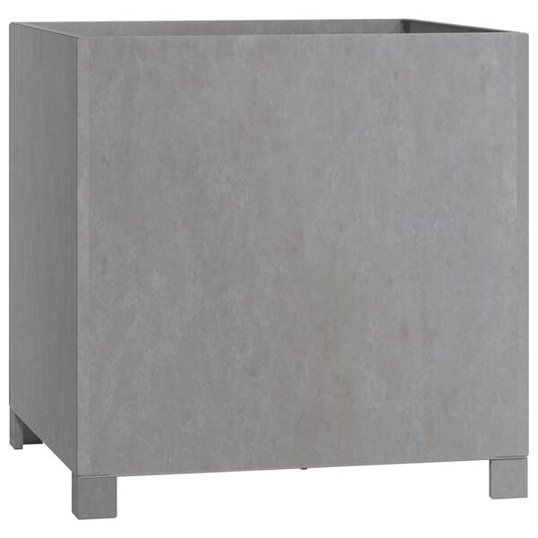 vidaXL plantekasser med ben 2 stk. 50x50x50 cm cortenst&aring;l rustfarvet