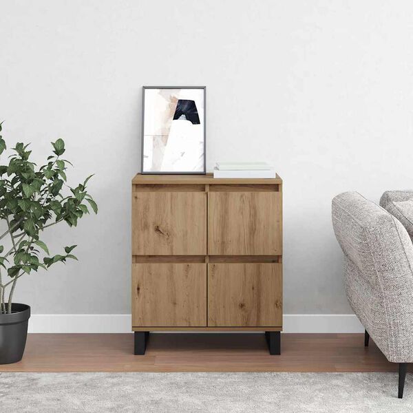 vidaXL Sideboard Artisan Egetr&aelig; 60 x 35 x 70 cm