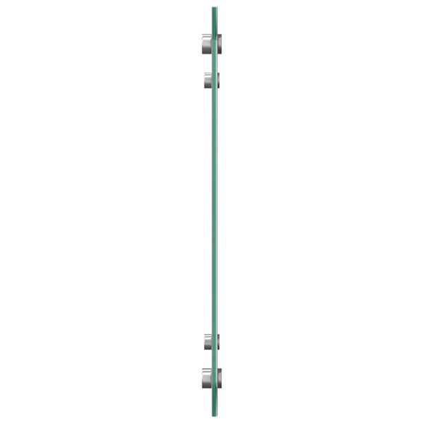 vidaXL Køkken bagvæg Lysegrå 70 x 40 x 0,6 cm hærdet glas