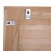 vidaXL dekorativt spejl i teak 120 x 60 cm rektangulært