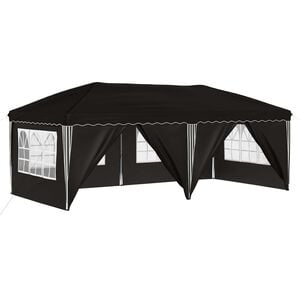 vidaXL Pop-up Festtelt 575 x 288 x 245 cm Sort
