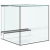 vidaXL Terrarium med opbevaring Transparent 30 x 30 x 30 cm Glas