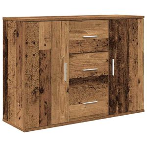 vidaXL sk&aelig;nk 90x29,5x65 cm konstrueret tr&aelig; antikt tr&aelig;look