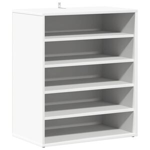 vidaXL skoreol 60x35x70 cm konstrueret tr&aelig; hvid
