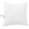vidaXL Hovedpude 81 x 80 x 20 cm Polyester Hvid